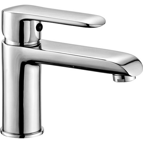 Miscelatore rubinetto america per lavabo in ottone colore cromato con piletta confezione 1 (1/2)