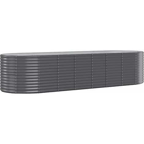 Maison Exclusive - Hochbeet Verzinkter Stahl 322x100x68 cm Anthra