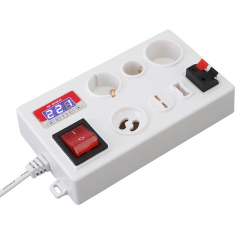 Testeur D'ampoule LED, Testeur de Courant/Tension/Puissance avec Affichage LED, Boîte de Testeur de Lampe à LED Multifonction pour B22 E14 E27 GU10 G4 à G12 G9 (Plug UE 85-265V) (1/5)