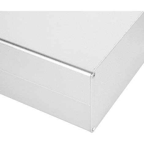 Boîtier électronique en aluminium avec dissipateur thermique, boîtier pour carte de circuit imprimé, accessoire électrique argent sablé pour GPRS (1/5)