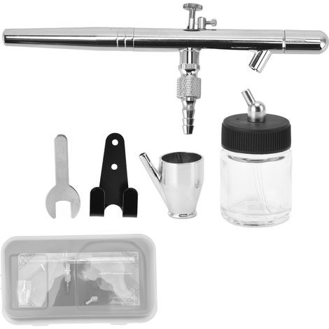 Airbrush-Set aus Edelstahl, hochpräziser, tragbarer Mehrzweck-Make-up-Pinselstift für Anfänger und erfahrene Künstler (1/5)