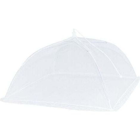 Cloche alimentaire pliable réutilisable – 2 pièces, filet fin anti-moucherons pour fruits & légumes, facile à ranger (1/5)