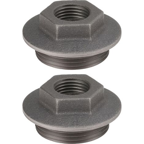 Douille de Réduction pour Radiateur en Fonte à Filetage à Droite 1 1/4" à 1/2" BSP (40 Mm à 20 Mm) (1/4)