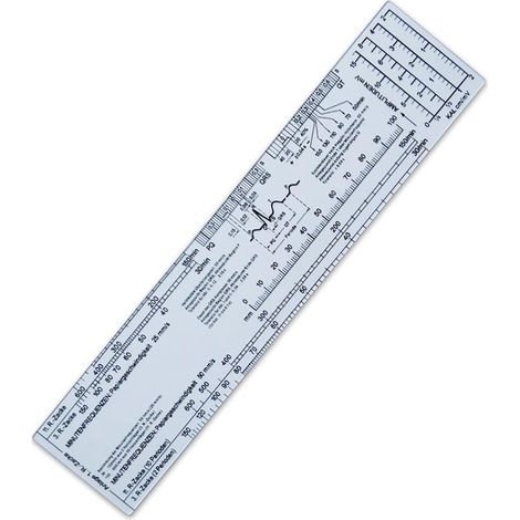 Règle pour électrocardiogramme, outil de mesure et d'évaluation