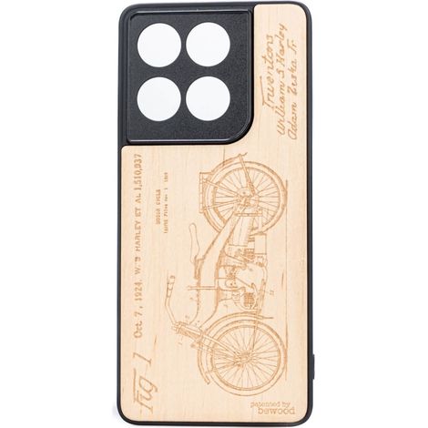 Bewood Holzhülle für Motorola Edge 60 / 60 Fusion 5G HARLEY PATENT ANIEGRE (1/2)