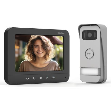 Videoportero color - 2 hilos - doble control - Avidsen Prima - Avidsen - 112300