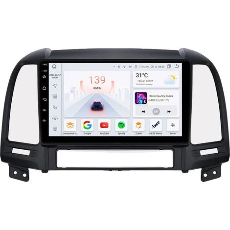 Radio multimedia, pantalla de 9 pulgadas, compatibilidad con Android 13, S4 (1/2)