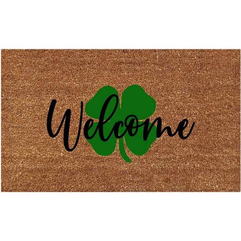 1 Tapis de sol, motif fête irlandaise, polyester antidérapant, entrée maison, garage, balcon (1/5)