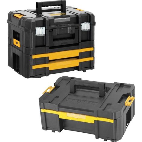 Dewalt DWST1-70702 TStak Combo II + IV and DWST1-70705 TStak III Deep Tool Boxes (1/2)