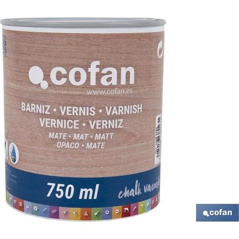 Vernis à la craie à l'eau mat 750ml