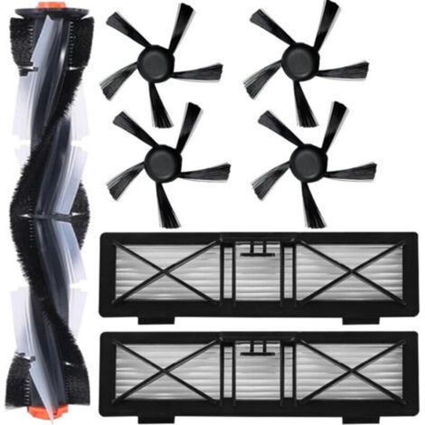 Pièces de rechange pour aspirateur robot Neato Botvac série D, comprenant : 1 brosse principale, 4 brosses latérales et 2 filtres (1/5)