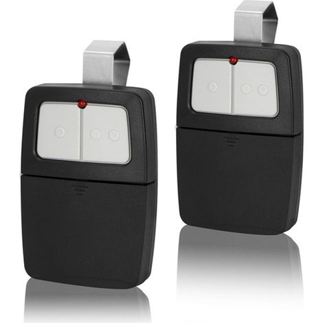 Télécommande universelle de remplacement pour porte de garage Remplace les télécommandes KLIK1U, 375UT et 375LM Permet de commander deux portes ou plus, avec commutateurs DIP et boutons d'apprentiss (1/5)