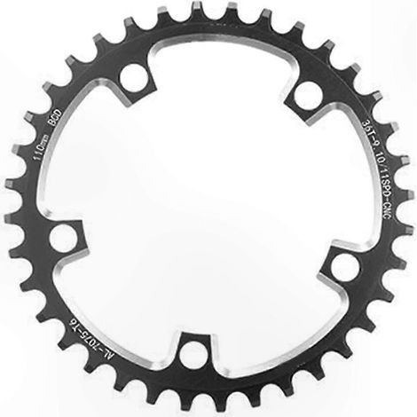 Couronne plateau vélo montage direct, 110 BCD, 5 trous, profil étroit-large, rouge, compatible transmission, composant VTT/route, fixation robuste, design optimisé, usage sportif, pièce de rechange, 1 (1/5)