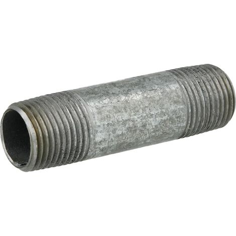 Nipple double galvanisé 1/2'' x 70 mm