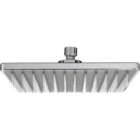 8-Zoll-G1/2-Vierkant-Regenduschkopf, verstellbarer Hochdruck-Duschkopf, Duschkopf aus poliertem Chrom, Ersatzset für Regenduschköpfe (1/3)