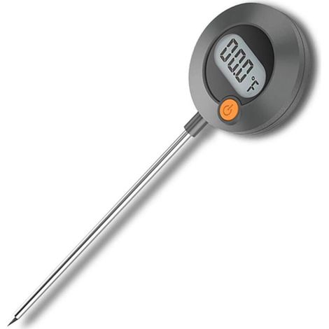 Thermomètre Cuisson,Thermomètre de Cuisine,Thermomètre à viande numérique à lecture instantanée et rapide avec aimant pour griller,barbecue,steak,pain,gateaux,fumoir et liquides