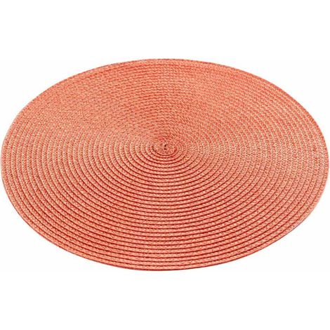 Set de Table "Zebulon" 35cm Orange Brique (1/3)