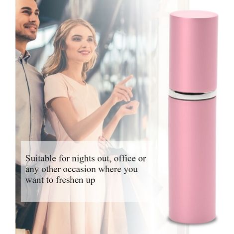 Leere, wiederbefüllbare 10-ml-Sprühflasche in Rosa für Parfüm und ätherische Öle (1/5)