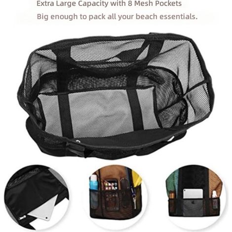 sac grande capacité voyage plage t grande capacité avec 9 poches, douche et piscine pour les voyages (1/5)
