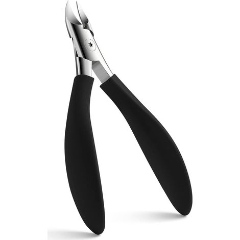 Coupe ongles professionnel de précision pour incarnés adapté aux orteils épais ciseaux à en avec manch Acier inoxydable Acier (1/5)