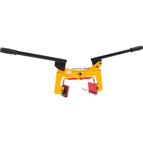 Pinces à levage de pierres, ouverture réglable, usage intensif, JAUNE, 325kg (1/2)