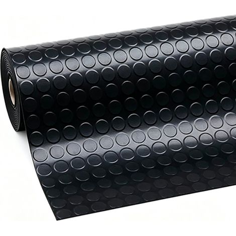 COPRIPAVIMENTO BULLONATO PVC MT25 H100 NERO MAURER