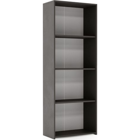 Libreria LONI 160x60 cm colore grigio (1/4)