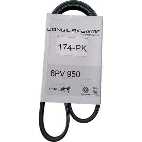 6pk950 cinghia poly-v alternatore servizi marca dongil superstar (1/5)