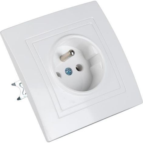 prise électrique 8 pièces prise Standard française 16A 220V prise murale prise murale pour hôtel bricolage d'interrupteur (1/4)