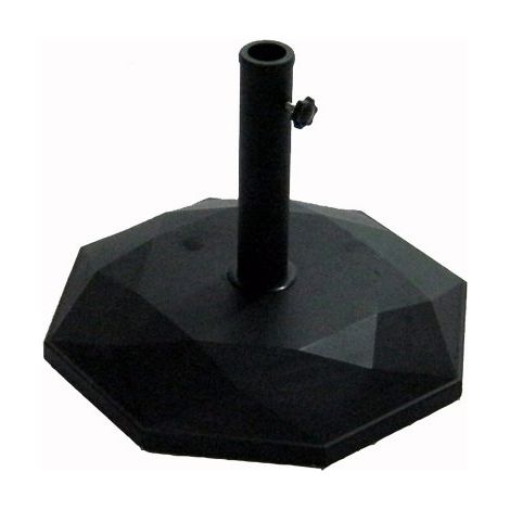 Moia Greenwood Base Ombrellone Diamante Cemento Nero D 48 cm 25 kg