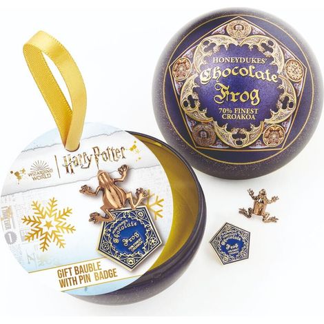 Pin de rana de chocolate adorno navideno (1/4)