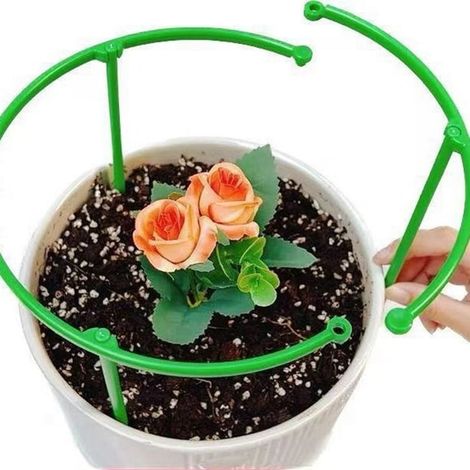 Support Plante - Tige Réglable Empilable en Plastique pour Bonsaï et Plantes Grimpantes - Usage Intérieur et Serre - 30 Pièces (1/5)