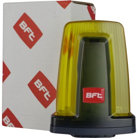 BFT – Feu clignotant LED 230V avec antenne intégrée – Indice de protection IP54 – Pour automatisme de porte ou portail – Compatible 433.92 Mhz (1/2)