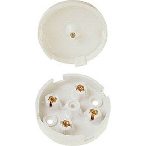 Dencon 4045WNB 4 Terminal Junction Box 5A White DCN4045WNB (1/2)