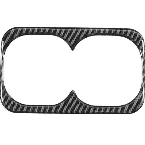 Garniture accoudoir porte-gobelet arrière en fibre de carbone, rangement bouteille compatible Mitsubishi Lancer 2008-2016 (1/5)