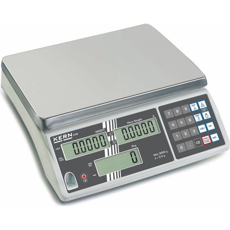 Kern Zählwaage CXB 15K5NM+C kalibriert, Wägebereich 15000 g, Ablesbarkeit 5 g (1/2)