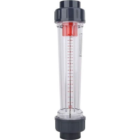 D��bitm��tre en plastique de 50 mm pour piscines, 1-10 m��/h, haute pr��cision, d��bit instantan��, orifice plat de 50 mm, pour rotam��tre �� liquide LZS-40(D).