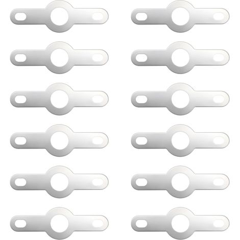 Lot de 200 cosses à souder PCB à double extrémité en laiton plaqué argent 3,2 mm 5,5 x 18 mm (1/5)