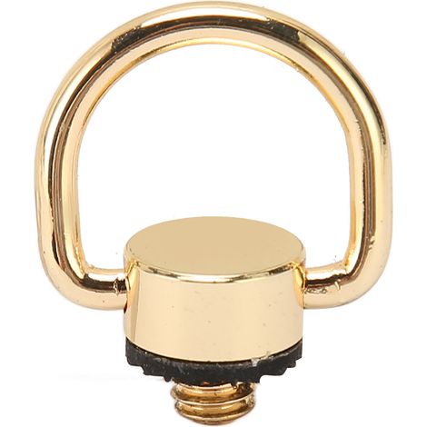 1/4" (0,6 mm) Edelstahl-D-Ring mit Schraube für GZ 38KT ML4 Campinglampe und Kamera (gold)
