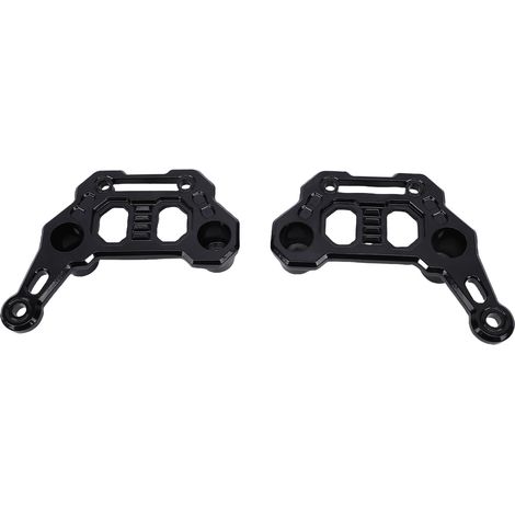 Supports de montage de capot à double barre lumineuse, 2 pièces, remplacement pour Jeep Wrangler JL JLU 4xe JT 2018 – 2025, support antibrouillard (1/5)
