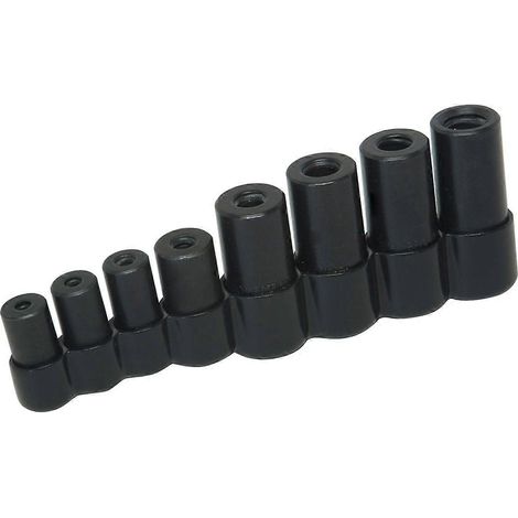8-teiliger Gewindeschneid-Steckschlüsselsatz - 1/4" und 3/8" Antrieb. (1/5)