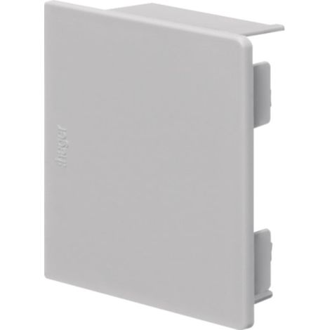 Hager Endstück LF 60 x 57mm halogenfrei lichtgrau
