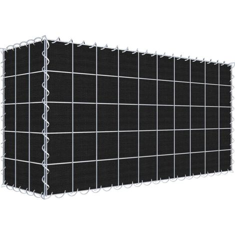 Gabiondeco - Gabion a végétaliser avec toile non-tissée 100 cm x 50 cm x 30 cm (L x H x P). maille 10 cm x 10 cm. spirale - Made in Germany (1/3)