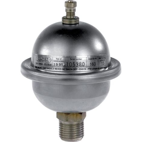 Thermador – Anti-bélier à membrane 15x21 – Laiton chromé – Pression max 10 bar – Raccordement mâle – Protection coup de bélier hydraulique