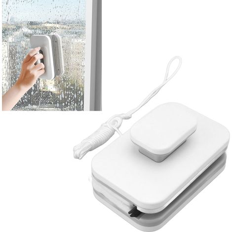 Outil de nettoyage de vitres double face M20-35 pour immeubles de grande hauteur, avec brosse de nettoyage magnétique double couche robuste - Grattoir à vitre (1/5)