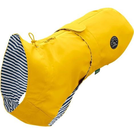 HUNTER MANTEAU DE PLUIE MILFORD POUR CHIEN JAUNE TAILLE 35 CM 69736