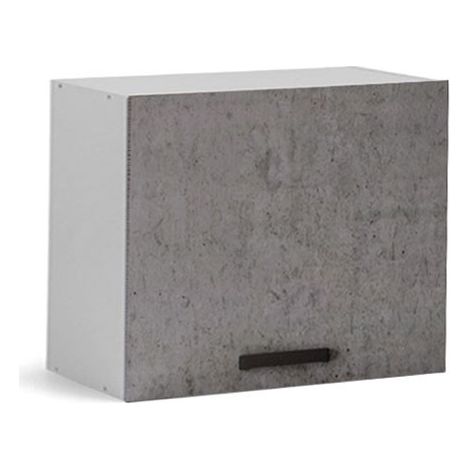 Zementgrauer Überbau-Oberschrank mit Küchentür Cm 60x32xh49