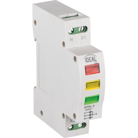Lámpara indicadora LED de 3 pliegues KLI-RGB 3 en 1 Ideal (1/3)