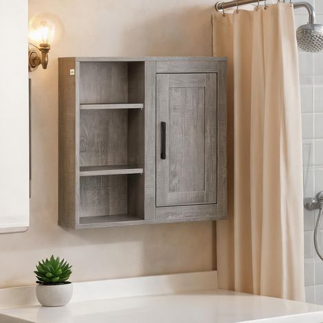 Meuble de salle de bain en melamina de Madeira 48 x 20 x 50 cm (1/5)