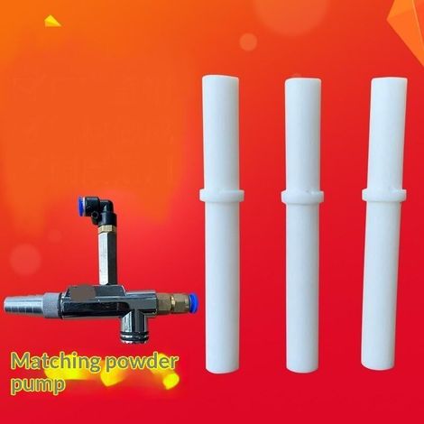 Noyau de pompe à poudre KCI, noyau de poudre, accessoires pour pistolet de pulvérisation électrostatique, tête de pistolet, noyau de pompe à poudre, tube Venturi universel (une pièce) (1/5)